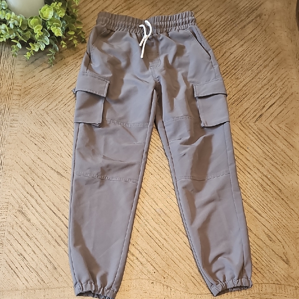 Gray Cargo Jogger Pants Size 8 Soverign Code